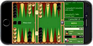 Playing Backgammon Live on iPhone